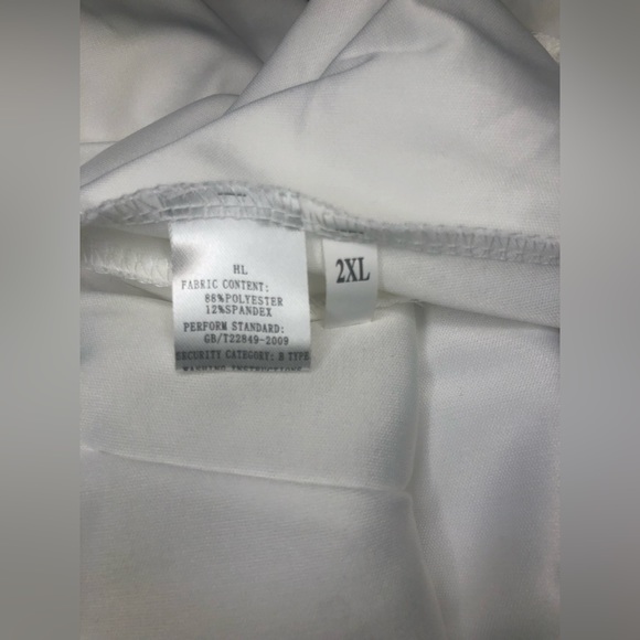 NWOT ALL WHITE 2-PIECE STACKED JUMPSUIT - Picture 7 of 9